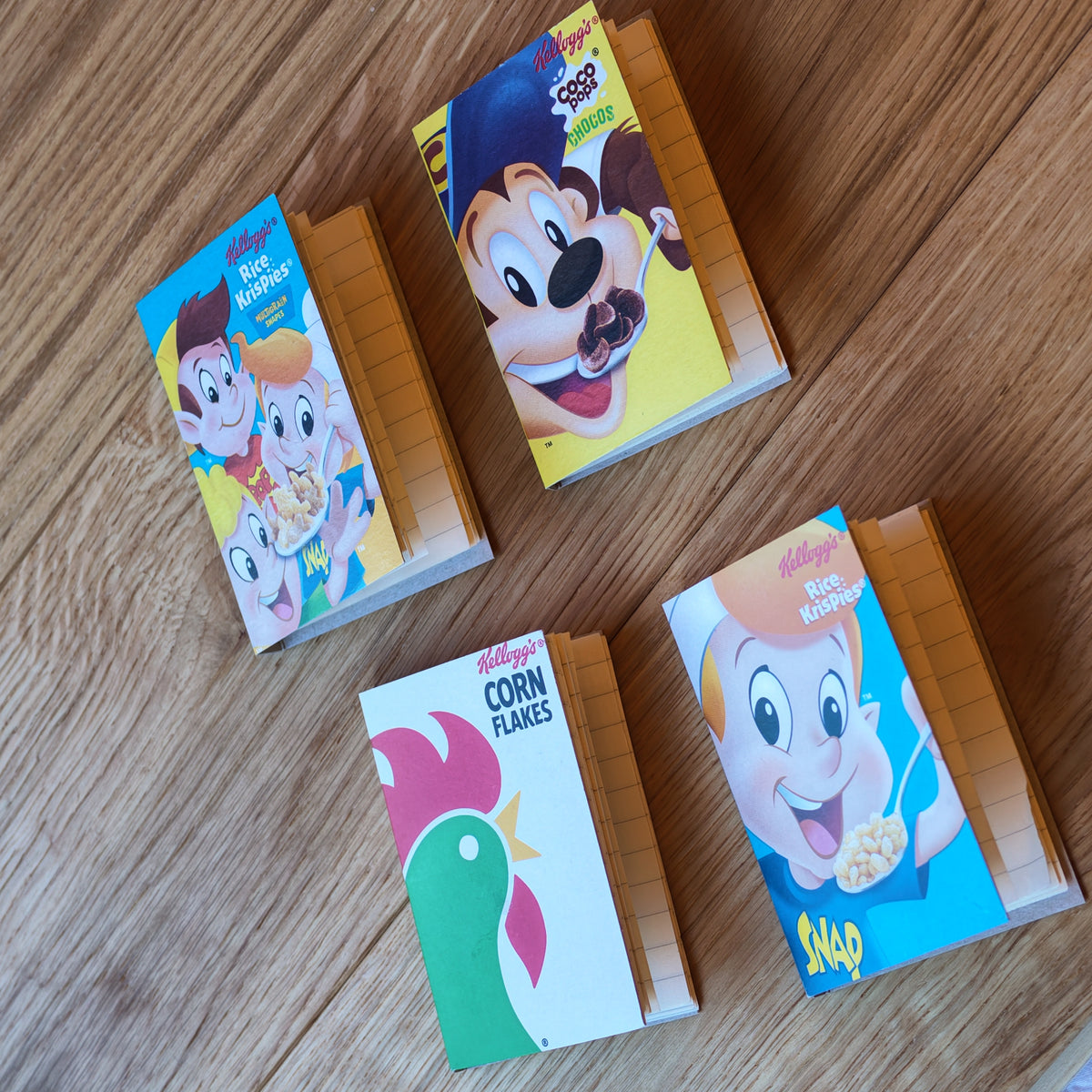 Unique Upcycled Fun-Size Cereal Box Notebook