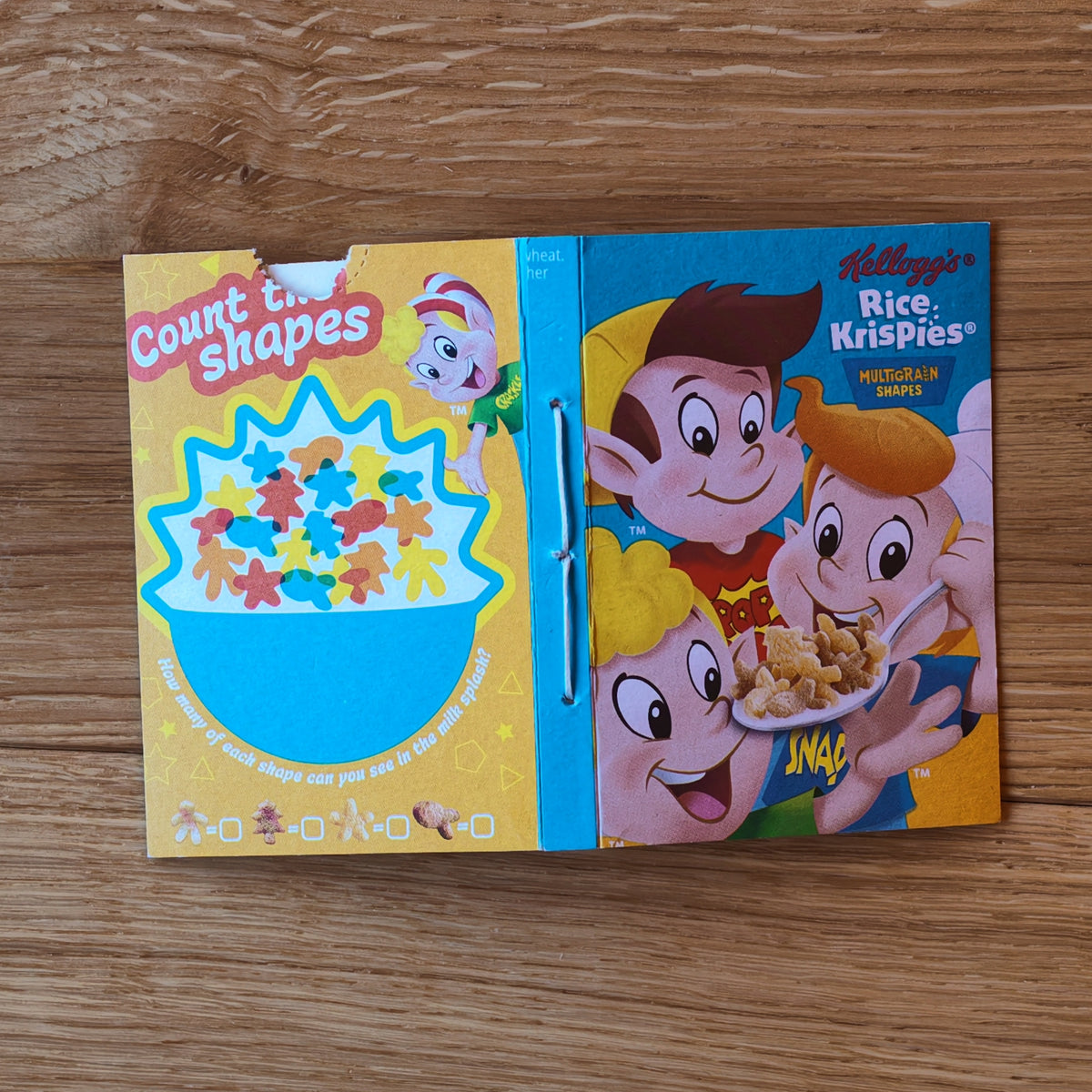 Unique Upcycled Fun-Size Cereal Box Notebook
