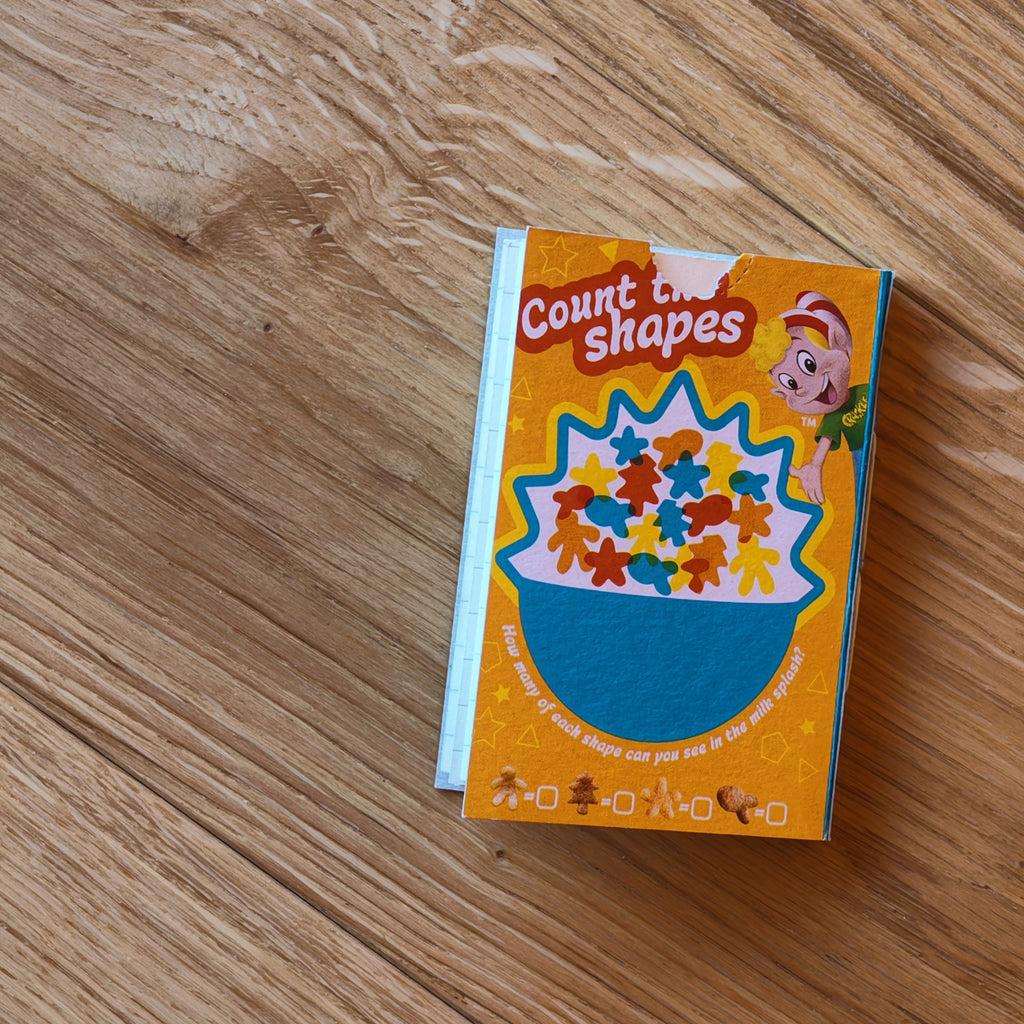 Unique Upcycled Fun-Size Cereal Box Notebook