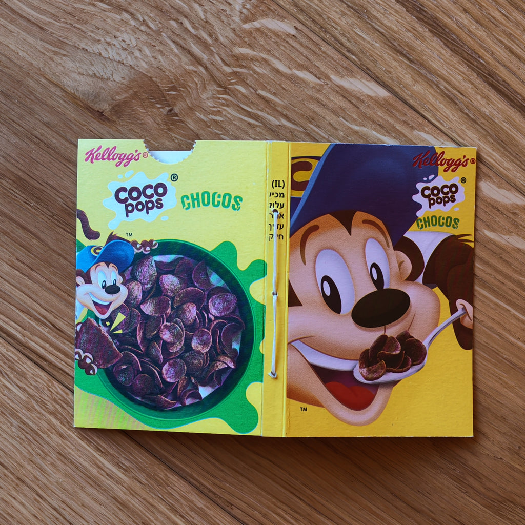 Unique Upcycled Fun-Size Cereal Box Notebook