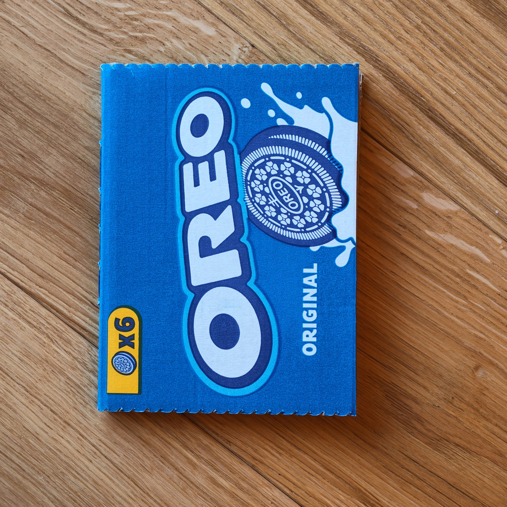 Unique Upcycled Oreo Biscuit Notebook