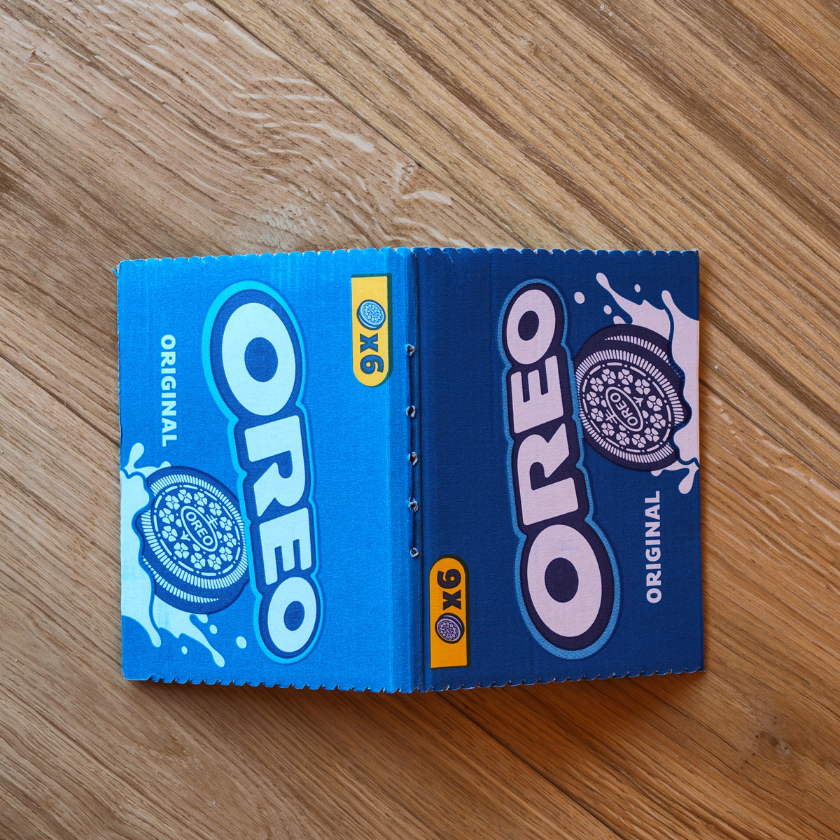 Unique Upcycled Oreo Biscuit Notebook
