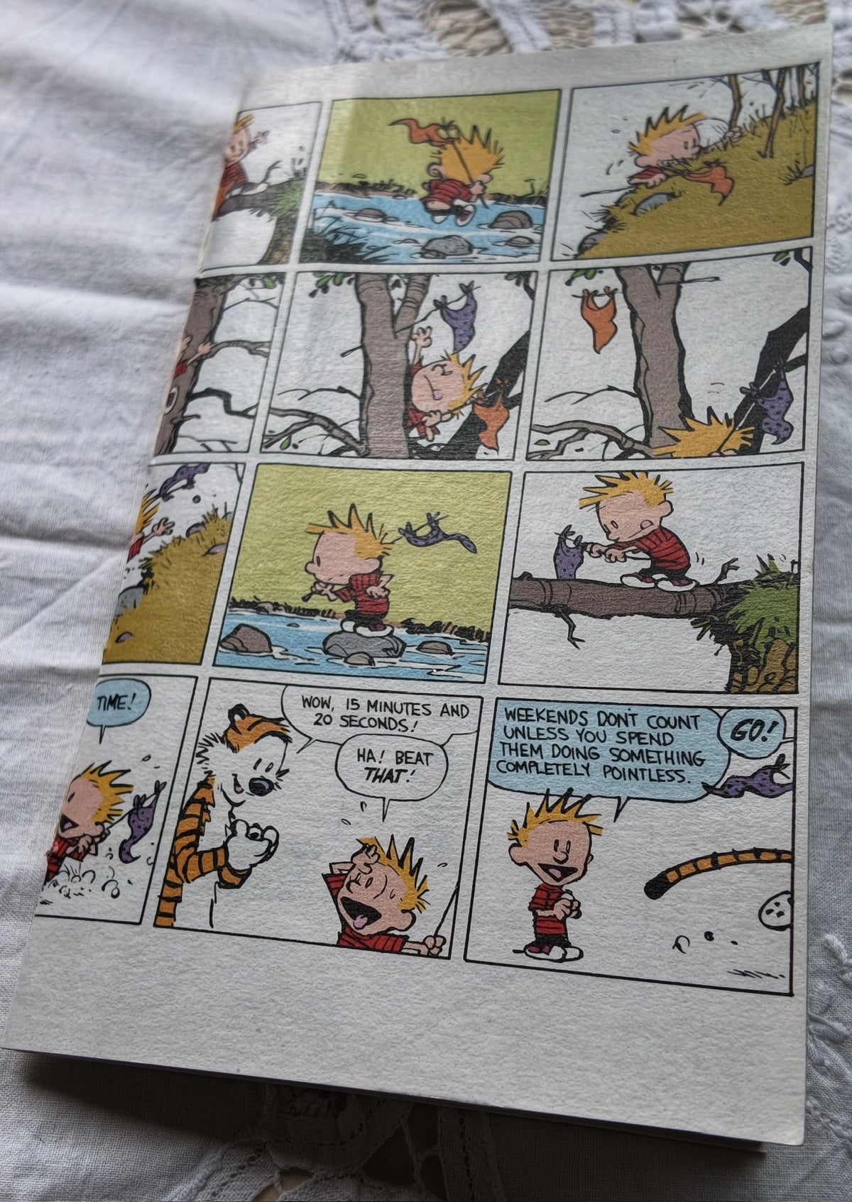 Recycled and Re-purposed Handmade A5 Calvin & Hobbs Notebook