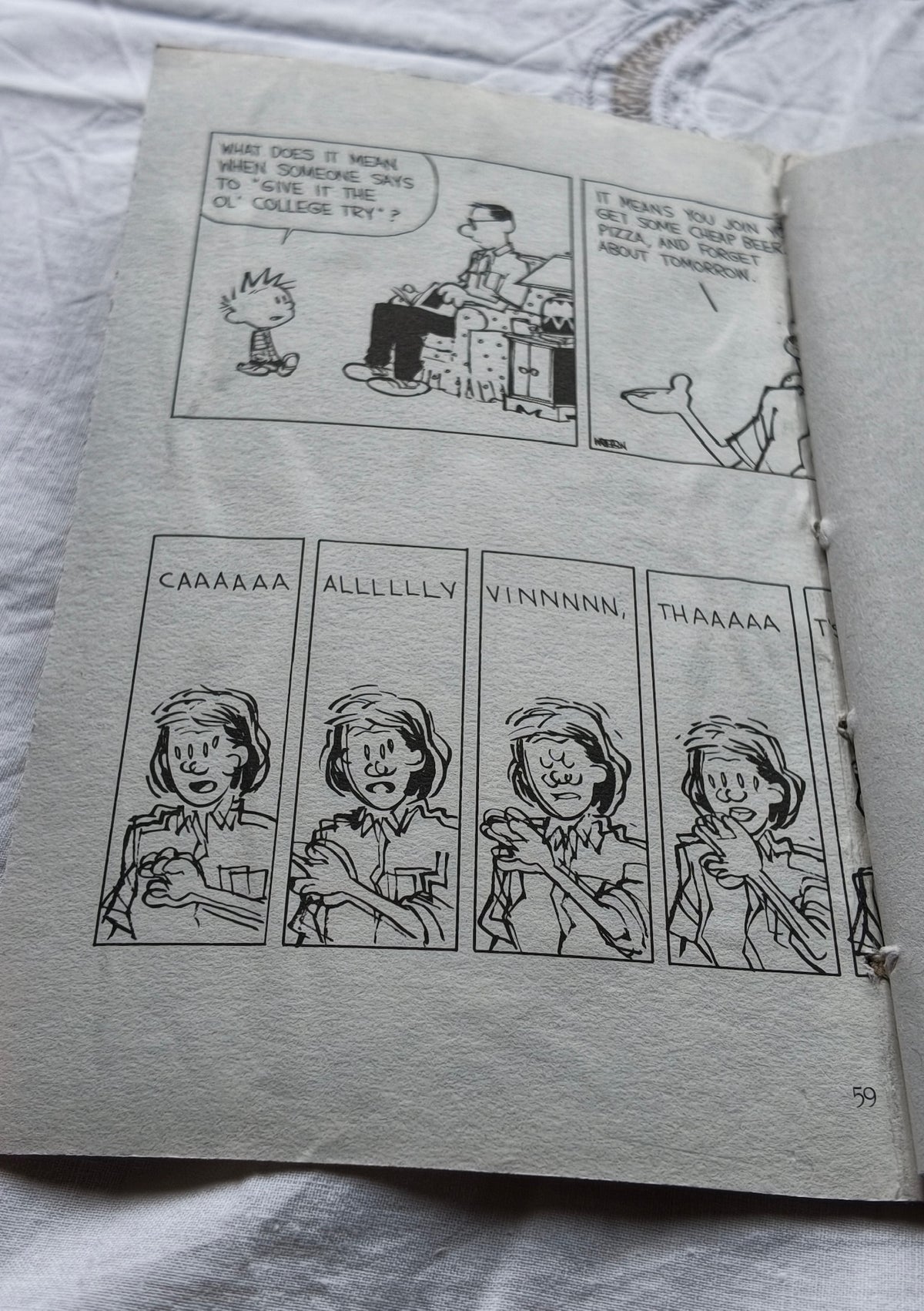 Recycled and Re-purposed Handmade A5 Calvin & Hobbs Notebook