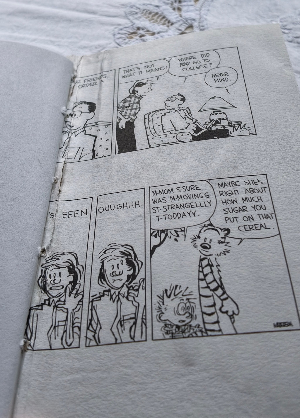 Recycled and Re-purposed Handmade A5 Calvin & Hobbs Notebook