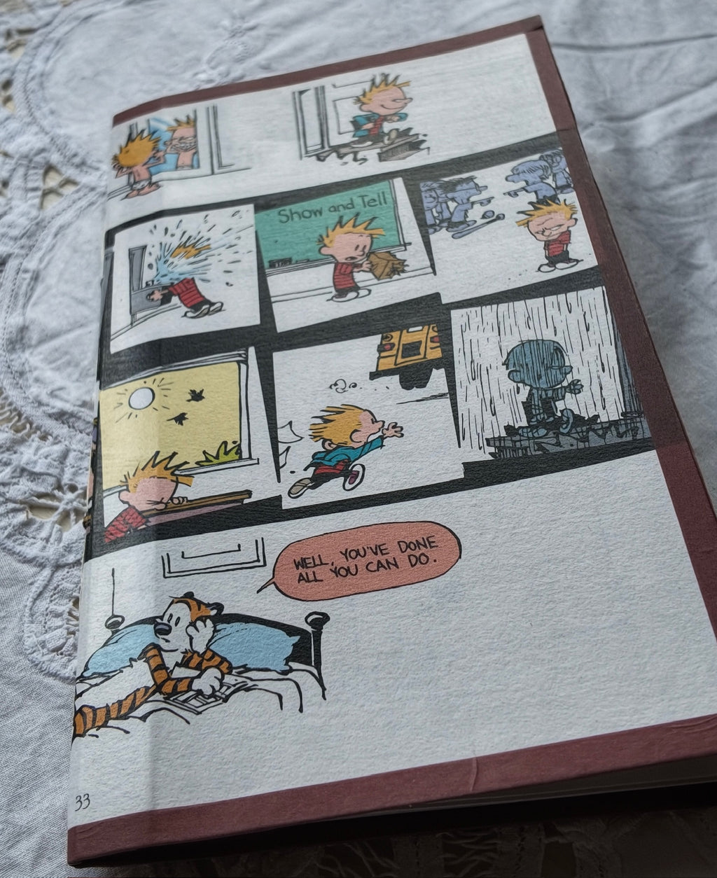 Recycled and Re-purposed Handmade A5 Calvin & Hobbs Notebook