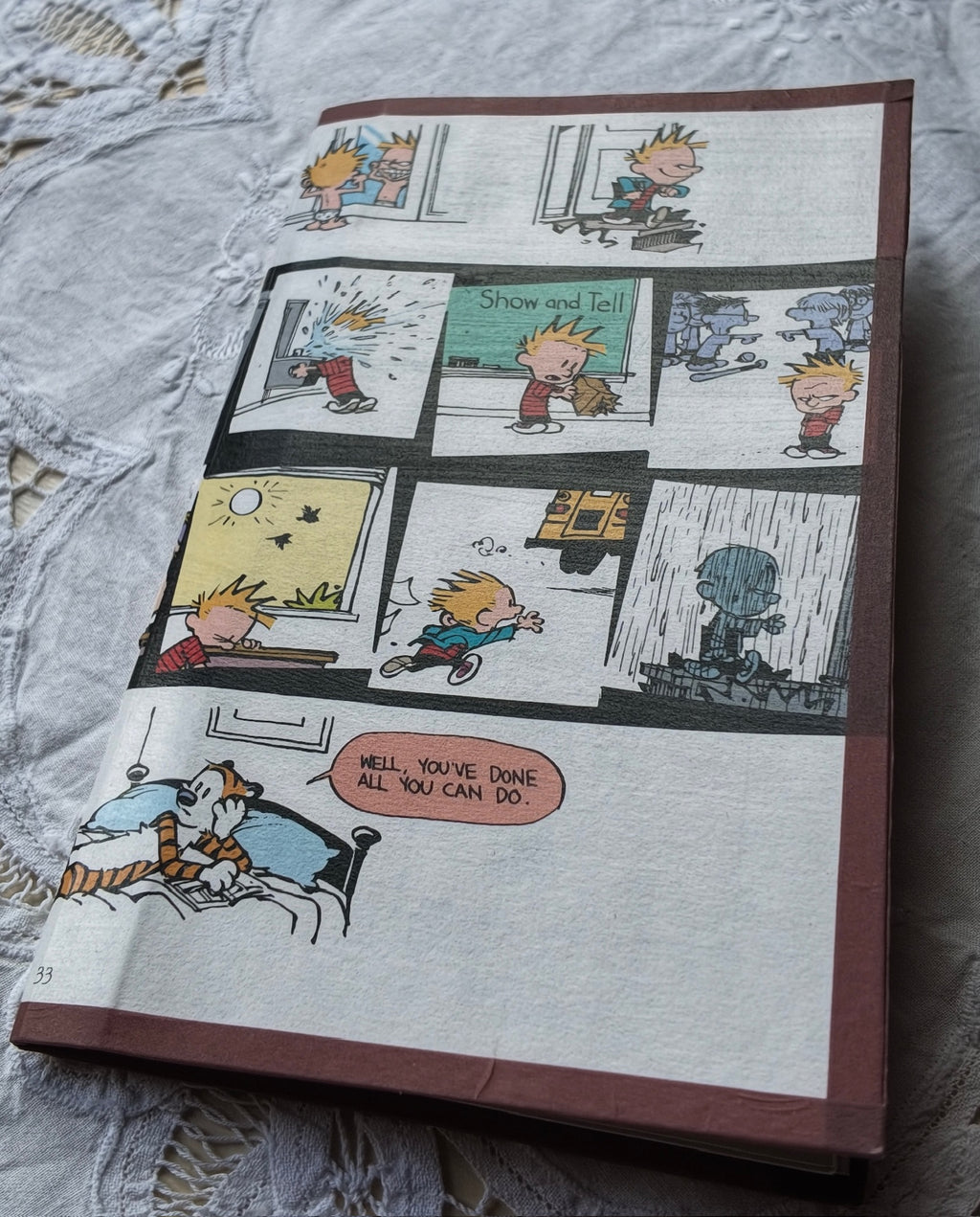 Recycled and Re-purposed Handmade A5 Calvin & Hobbs Notebook