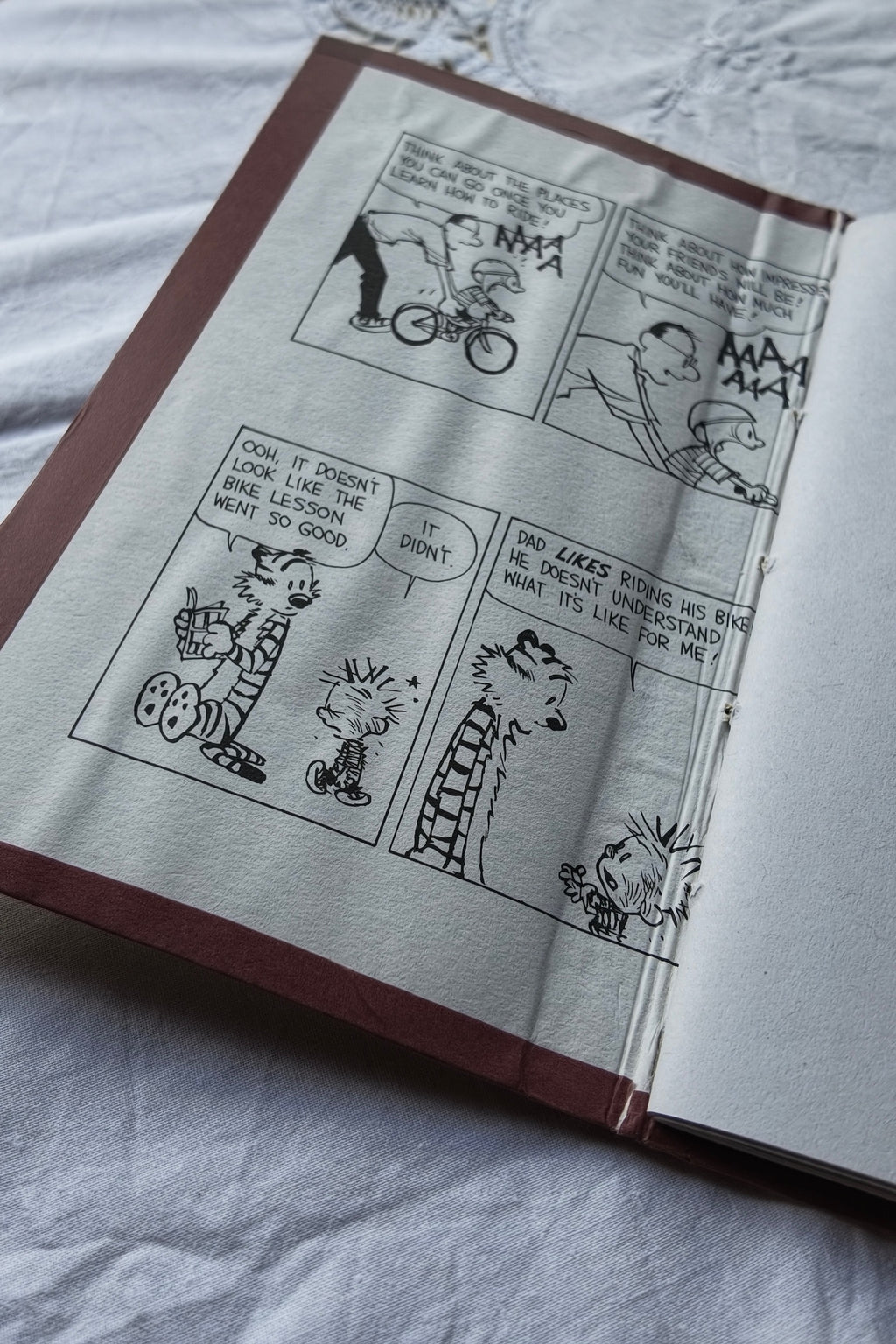Recycled and Re-purposed Handmade A5 Calvin & Hobbs Notebook
